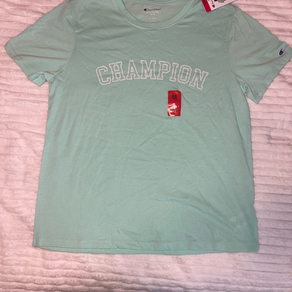 Champion Seafoam Green Athletic Tee